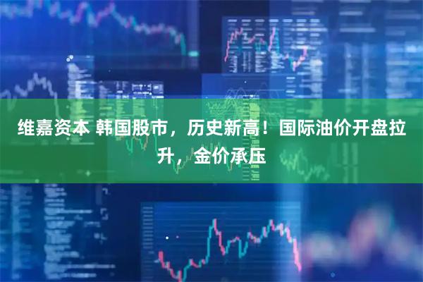 维嘉资本 韩国股市，历史新高！国际油价开盘拉升，金价承压